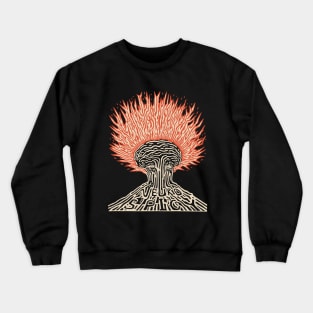 Neurospicy Fire Linocut Crewneck Sweatshirt